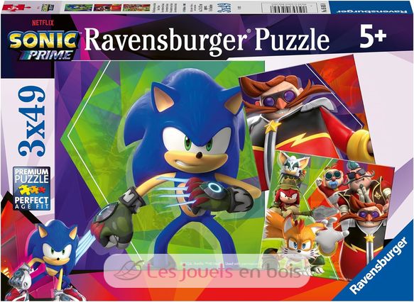 Puzzle Sonic 3x49 pcs RAV-05695 Ravensburger 2