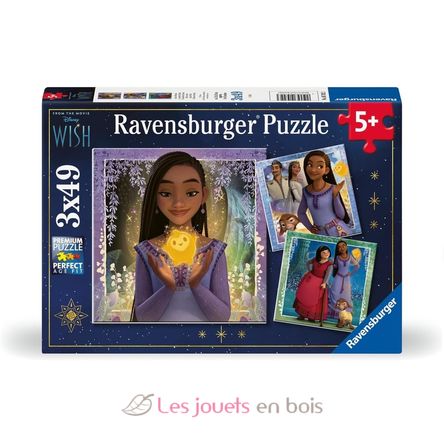 Puzzle Asha Disney Wish 3x49 pcs RAV-05702 Ravensburger 1