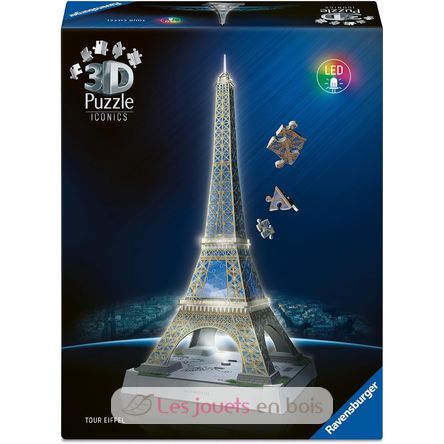 Puzzle 3D Torre Eiffel illuminata 216 pezzi RAV12008024 Ravensburger 1