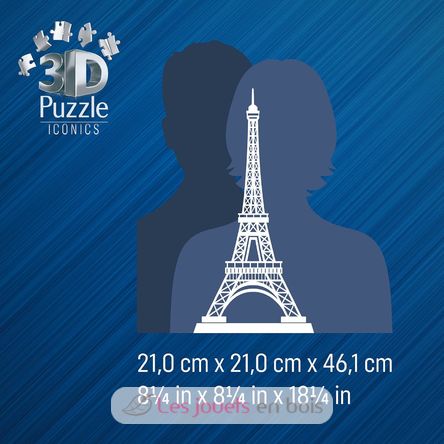 Puzzle 3D Torre Eiffel illuminata 216 pezzi RAV12008024 Ravensburger 3