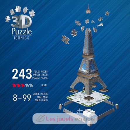 Puzzle 3D Torre Eiffel illuminata 216 pezzi RAV12008024 Ravensburger 4