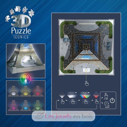 Puzzle 3D Torre Eiffel illuminata 216 pezzi RAV12008024 Ravensburger 5