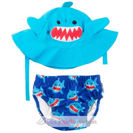 Maglia e cappello Squalo (6-12M) ZOO-122-010-014 Zoocchini 1