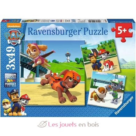 Puzzle Cani della Paw Patrol 3x49 pcs RAV-09239 Ravensburger 1