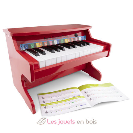 Pianoforte elettronico rosso - 25 tasti NCT10160 New Classic Toys 4
