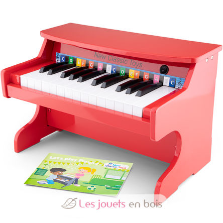 Pianoforte elettronico rosso - 25 tasti NCT10160 New Classic Toys 1