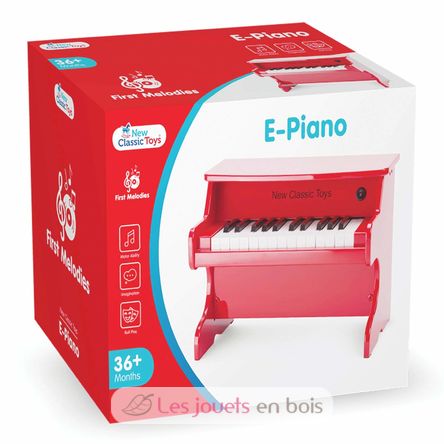 Pianoforte elettronico rosso - 25 tasti NCT10160 New Classic Toys 3