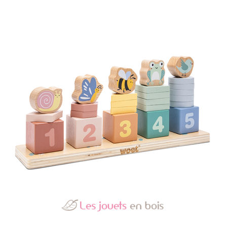 Gioco di impilamento e conteggio NCT10508 New Classic Toys 1