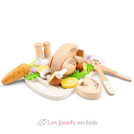Set da gioco con pollo arrosto NCT10610 New Classic Toys 2