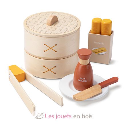 Set di Dim Sum in legno NCT10614 New Classic Toys 4