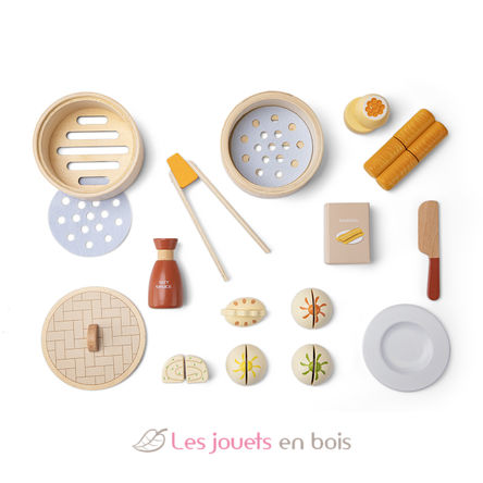 Set di Dim Sum in legno NCT10614 New Classic Toys 5