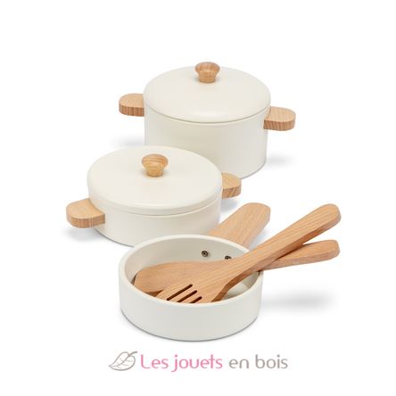Set di pentole in legno NCT10645 New Classic Toys 2