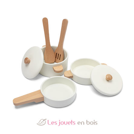 Set di pentole in legno NCT10645 New Classic Toys 4