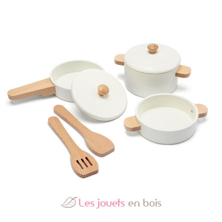 Set di pentole in legno NCT10645 New Classic Toys 5