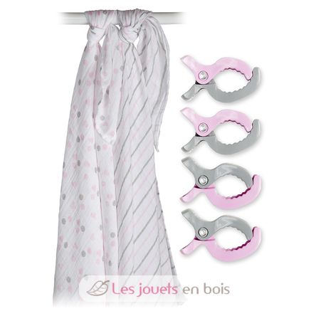 Confezione da 2 pannolini maxi + clip LLJ-121-009-001 Lulujo 2