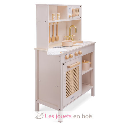 Cucina in legno e rattan rosa NCT11046 New Classic Toys 4