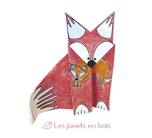 Coloring Origami - Volpe FR-11382 Fridolin 2