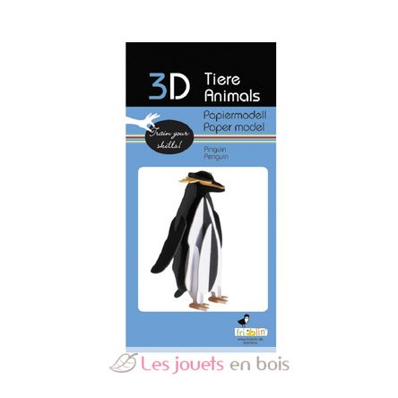 Modello 3D in carta Pinguino FR-11626 Fridolin 2