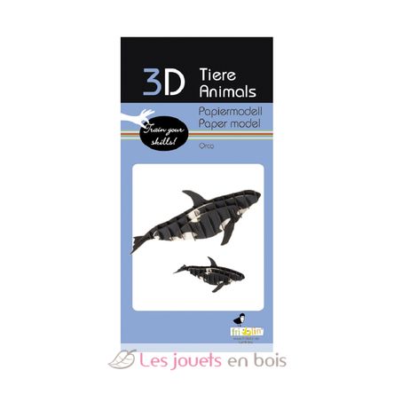 Modello 3D in carta Orca FR-11634 Fridolin 2