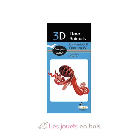 Modello 3D in carta calamaro FR-11659 Fridolin 2