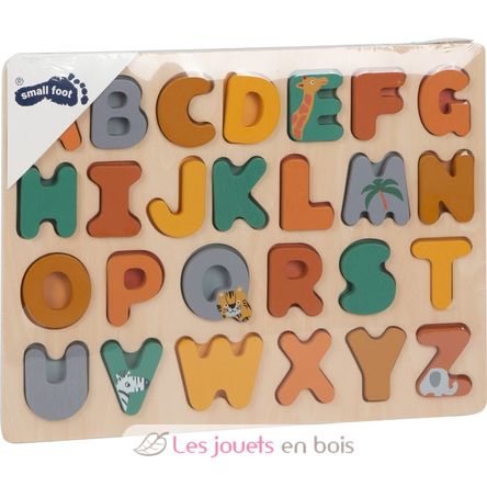 Puzzle ad incastro ABC Safari LE11703 Small foot company 6