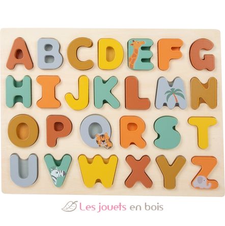 Puzzle ad incastro ABC Safari LE11703 Small foot company 2