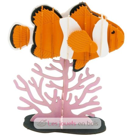 Modello 3D in carta pesce pagliaccio FR-11734 Fridolin 1