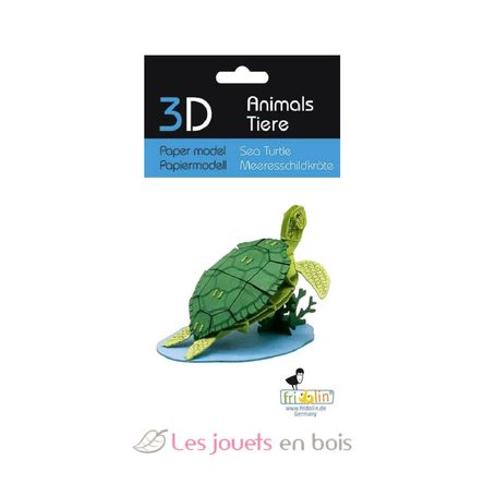 Modello 3D in carta tartaruga marina FR-11745 Fridolin 2