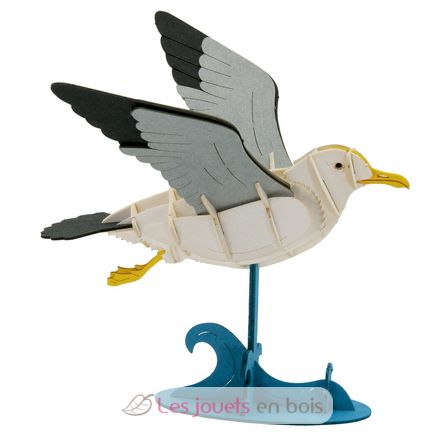 Modello 3D in carta gabbiano FRI-11763 Fridolin 1