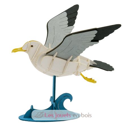 Modello 3D in carta gabbiano FRI-11763 Fridolin 2