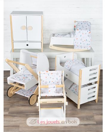 Letto a soppalco per bambole Little Button LE11811 Small Foot company 9