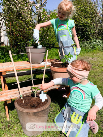 Grembiule da giardinaggio con attrezzi da giardinaggio LE11881 Small Foot company 6