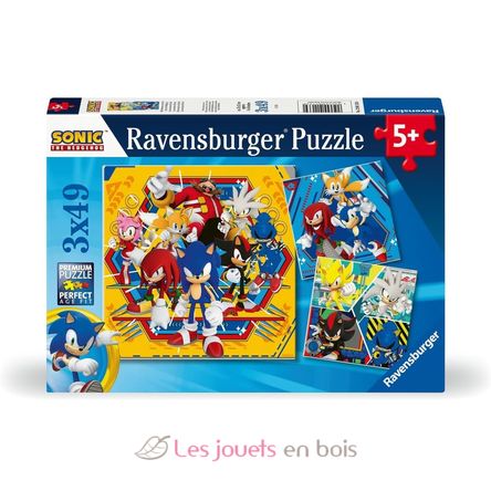 Puzzle Le avventure di Sonic 3x49 pcs RAV12001133 Ravensburger 1