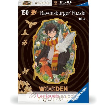 Puzzle in legno Harry Potter 150 pezzi RAV-12001458 Ravensburger 1