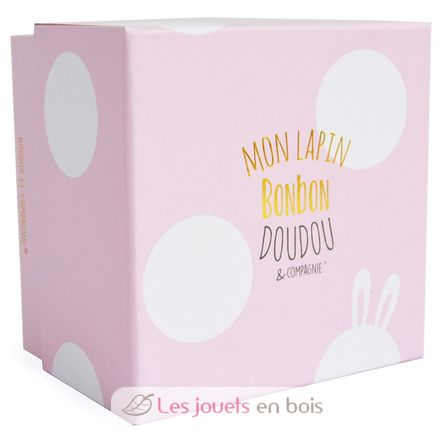 Lapin Bonbon rosa 20 cm DC1239 Doudou et Compagnie 3