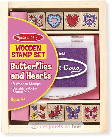 Timbri Farfalle e Cuori M&D12415-3934 Melissa & Doug 1