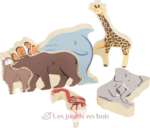 Animali puzzle con lettere LE12465 Small foot company 3