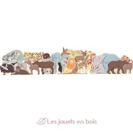 Animali puzzle con lettere LE12465 Small foot company 9