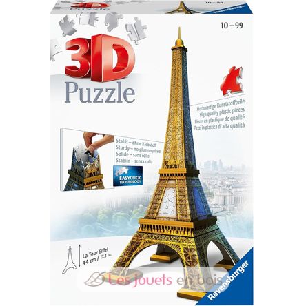 Puzzle 3D Torre Eiffel 216 pezzi RAV12556 Ravensburger 6