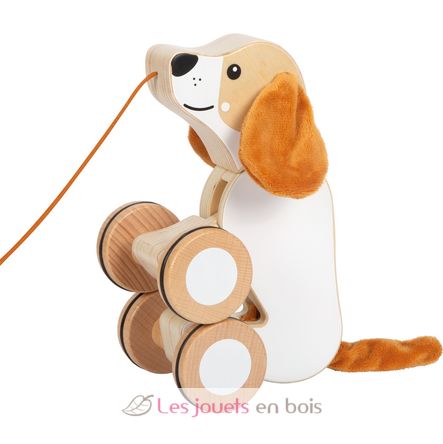 Cane da trainare con orecchie scricchiolanti LE12562 Small foot company 2