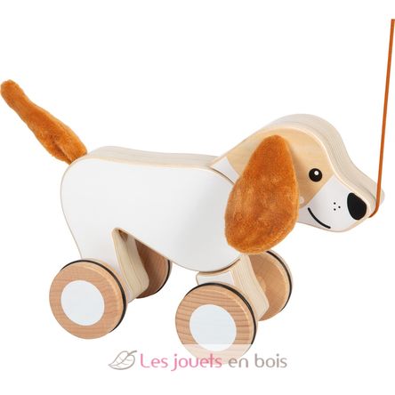 Cane da trainare con orecchie scricchiolanti LE12562 Small foot company 3