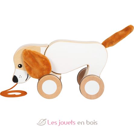 Cane da trainare con orecchie scricchiolanti LE12562 Small foot company 7
