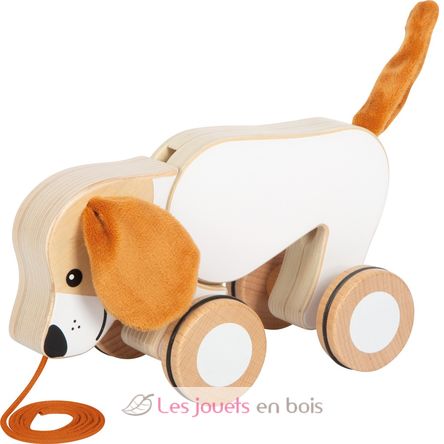 Cane da trainare con orecchie scricchiolanti LE12562 Small foot company 9