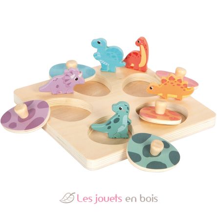 Puzzle in legno Dino LE12649 Small foot company 1