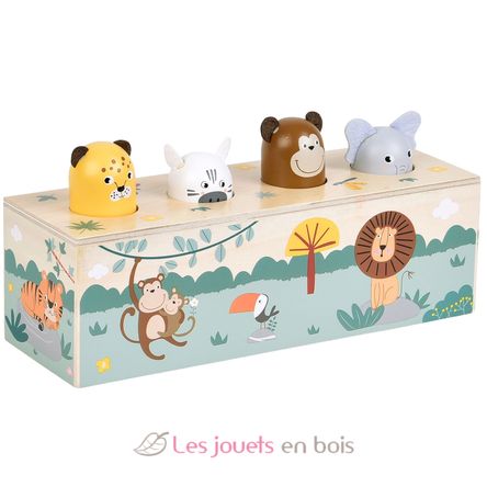 Gioco a pressione con versi degli animali Safari LE12757 Small Foot company 1