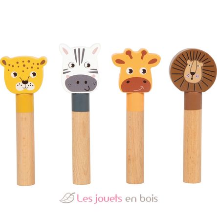 Giocattolo pop-up animali Safari LE12758 Small Foot company 6