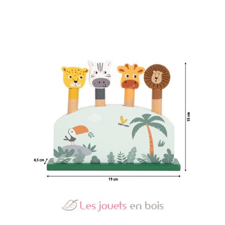 Giocattolo pop-up animali Safari LE12758 Small Foot company 5