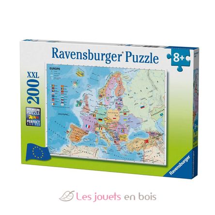 Puzzle Mappa dell'Europa 200 pezzi RAV128419 Ravensburger 1