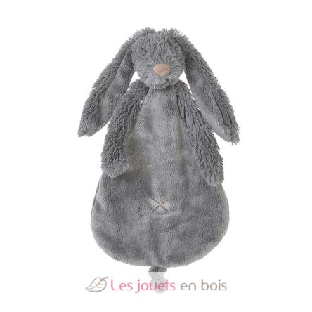 Doudou Lapin Richie gris 25 cm HH132382 Happy Horse 1