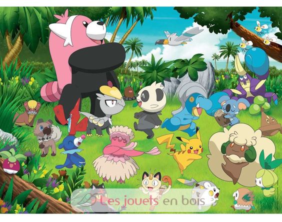 Puzzle Pokémon selvatici 300 pezzi XXL RAV132454 Ravensburger 2